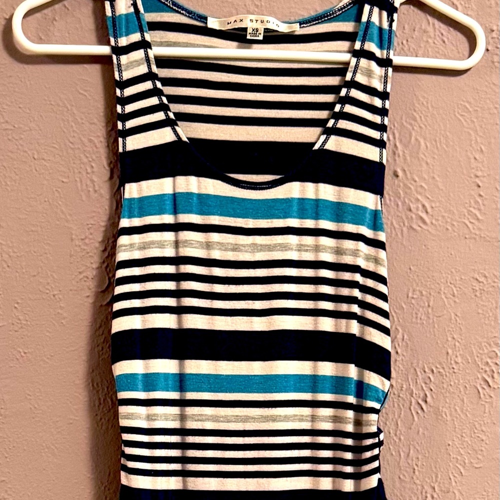 Striped maxi dress